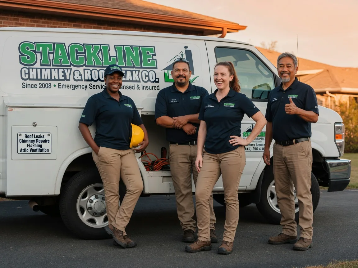 Chimney flashing repair company in Calhoun City, MS